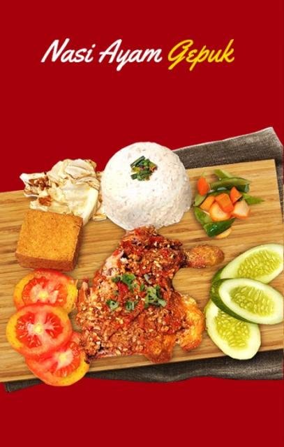 Nasi Ayam Gepuk